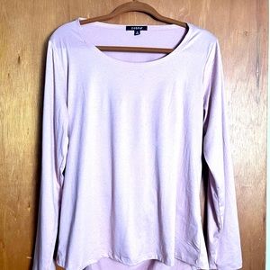 Pretty pink, long sleeve athletic top